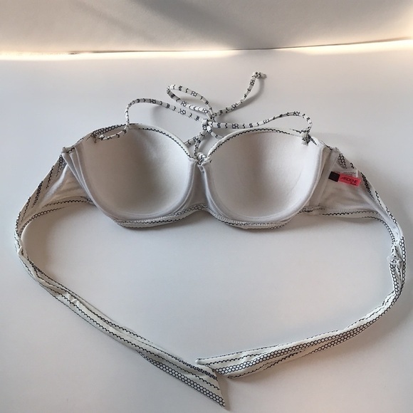 Chain link honey comb blue white print bikini set swimwear holiday vacation - Picture 8 of 17